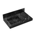 Ver imagem 6 de Conjunto para Banheiro com Espelho, Gabinete e Lavatório em Porcelanato com Cuba Embutida 80cm Branco/Black