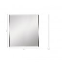 Ver imagem 5 de Conjunto para Banheiro com Espelho, Gabinete e Lavatório em Porcelanato com Cuba Embutida 80cm 