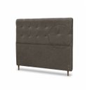 Ver imagem 5 de Cabeceira para Cama Casal King Estofada 1,93 Mts Iza Vilajo: Suede Marrom
