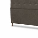Ver imagem 6 de Cabeceira para Cama Casal King Estofada 1,93 Mts Iza Vilajo: Suede Marrom
