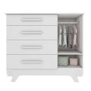 Ver mais imagens de Quarto de Bebê Completo com Berço Cômoda e Guarda Roupa com Janela em Acrílico 100% MDF Jolie retrô