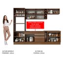 Ver imagem 6 de Armário de Cozinha Completa 290cm Rustic/Rustic Vicenza Madesa 02