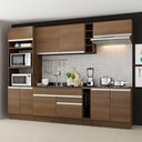 Ver imagem 1 de Armário de Cozinha Completa 290cm Rustic/Rustic Vicenza Madesa 02