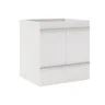 Conjunto Banheiro com Espelheira, Gabinete, Lavatório em Porcelanato com Cuba Esculpida 60cm  - 2
