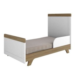Quarto de Bebê Completo com Guarda Roupa Cômoda e Berço 100% MDF Kakau Retrô Espresso Móveis - 9