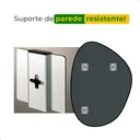 Ver imagem 6 de Espelho com Led Quente Decorativo de Parede Sala Quarto Banheiro Hall Camarim 44x64cm Mod. Nuvem