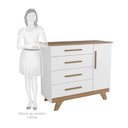 Ver imagem 5 de Quarto de Bebê com Cômoda 1 Porta e Berço Retrô