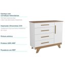 Ver imagem 7 de Quarto de Bebê com Cômoda 1 Porta e Berço Retrô