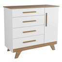 Ver imagem 3 de Quarto de Bebê com Cômoda 1 Porta e Berço Retrô