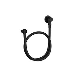 Kit Flexível Redondo com Suporte para Ducha Manual Black Noir - 1