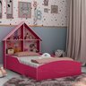 Quarto Infantil com Cama e Guarda Roupa Casinha  - 8