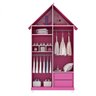 Quarto Infantil com Cama e Guarda Roupa Casinha  - 4