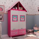 Ver imagem 3 de Quarto Infantil com Cama e Guarda Roupa Casinha 