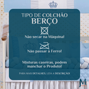 Ver imagem 7 de Enxoval Berço 11 Peças Menino Realeza Bordado com Mosquiteiro:azul