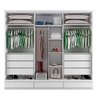 Guarda Roupa Casal 6 Portas 9 Gavetas Europa Espresso Móveis - 4