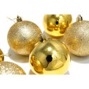 Ver imagem 3 de Kit 12 Bolas Douradas Enfeite Natalino Árvore Natal 50mm