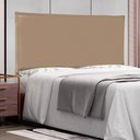 Ver imagem 2 de Painel de Cama 140cm Luna Suede Bege - Lucadi Home