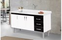 Ver imagem 1 de Gabinete Cozinha Toquio 144cm Preto - Rorato