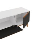 Ver imagem 7 de Rack Kappesberg 3 Portas Branco/preto Fosco 218cm