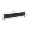 Rack Kappesberg 3 Portas Branco/preto Fosco 218cm - 3