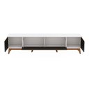 Ver mais imagens de Rack Kappesberg 3 Portas Branco/preto Fosco 218cm