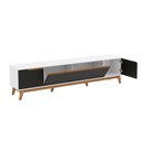 Ver imagem 6 de Rack Kappesberg 3 Portas Branco/preto Fosco 218cm