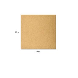 Kit com 80 Placas Mdf Lisa 3mm Tamanho 16x16cm - 2