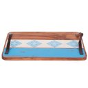 Ver imagem 3 de Bandeja de Madeira Cantinho Café Servir na Cama Grande Decor Cor:tres Faixas
