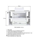 Ver imagem 7 de Gabinete de Banheiro com Cuba Crpro-BAL022 Suspenso 1 Porta 1 Gaveta MDP 80cm Multimóveis