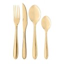 Ver imagem 6 de Faqueiro 24 Peças Lyor Gastro Dourado Aço Inox