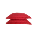Ver imagem 1 de Par de Capa Porta Travesseiro Matelado Microfibra com Abas Cama Posta:vermelho