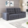 Sofá 4 Lugares Bonno com Assento Retrátil e Encosto Reclinável em Tecido Suede 230cm Linoforte - 4
