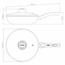 Ver imagem 3 de Frigideira Funda com Tampa Tramontina 26cm Antiaderente 2,9l