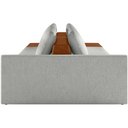 Ver imagem 6 de Sofá Ilha Modular para Sala 252cm com Puff Dublin K01 Linho Cinza Sintético Caramelo - Lyam Decor