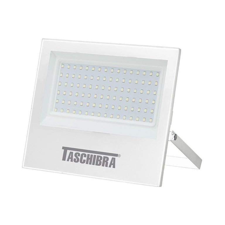 Refletor Taschibra Led Tr Slim 100w 6500k Branco Bivolt