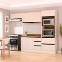 Ver imagem 1 de Armário de Cozinha Modulada Completa 4 Peças 270cm com Tampo 250047 Koya Politorno Móveis