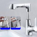 Ver imagem 6 de Torneira Gourmet Extensivel Banheiro Dois Jatos Articulada Ducha Monocomando Pia Mesa Bancada Agua Q