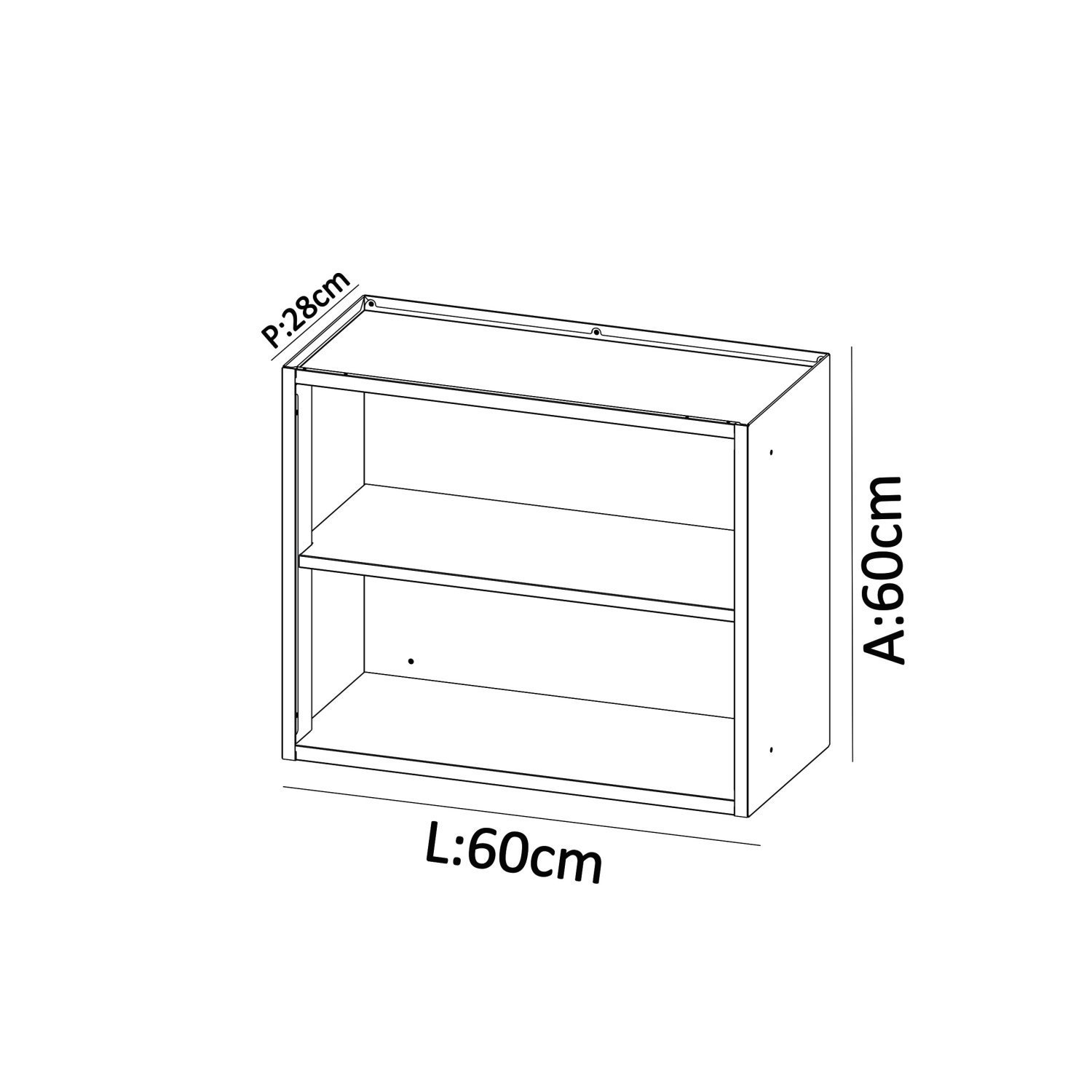 Nicho 60cm Quadria Metalli - 4