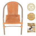 Ver imagem 3 de 02 Cadeiras Floripa Aluminio Pintura Fendi Corda Nautica Trama Original