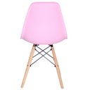 Ver imagem 5 de Cadeira para Cozinha Sala de Jantar Quarto Charles Eames Eiffel 130pp Rosa