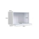 Ver imagem 4 de Nicho de Parede Branco para Microondas Prateleira Funcionale 60x39,5x36cm Cozinha