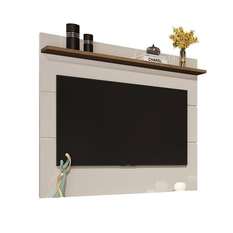 Painel para Tvs Vivare New 1,36 Off White e Freijó Giga