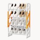 Ver imagem 1 de Sapateira Rack Estante Sapato Multiuso 4 Andares 16 Pares