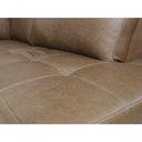 Ver imagem 5 de Sofá de Couro Rubi 3 Lugares com Chaise Esquerda Soft Mel - Mempra Design