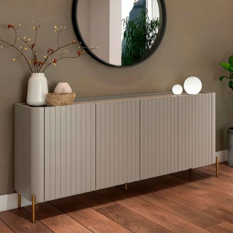 Buffet Mdf com Porta Brise L180 X A81,5cm