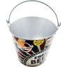 Balde De Gelo Para Cerveja Estampado Em Metal Galvanizado 4, - 3