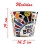 Balde De Gelo Para Cerveja Estampado Em Metal Galvanizado 4, - 2