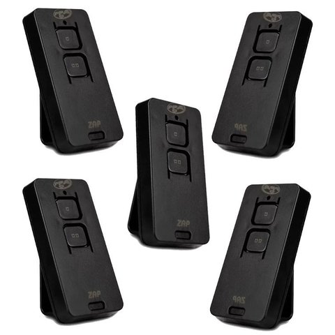 Kit 5 Controles Zap Pop Ppa Portão Automatico de Garagem