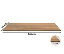 Ver imagem 3 de Kit Balcão Gabinete 138cm Carina Savana/off-white com Tampo 140cm Savana