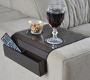 Ver imagem 3 de Kit Bandeija Porta Copos Porta Controle Mdf Braço de Sofá Apoio Suporte Mdf Decoração